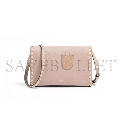 VALENTINO GARAVANI SMALL ROCKSTUD GRAINY CALFSKIN CROSSBODY BAG 7W2B0181VSF_P45 (22.5*15*6cm)